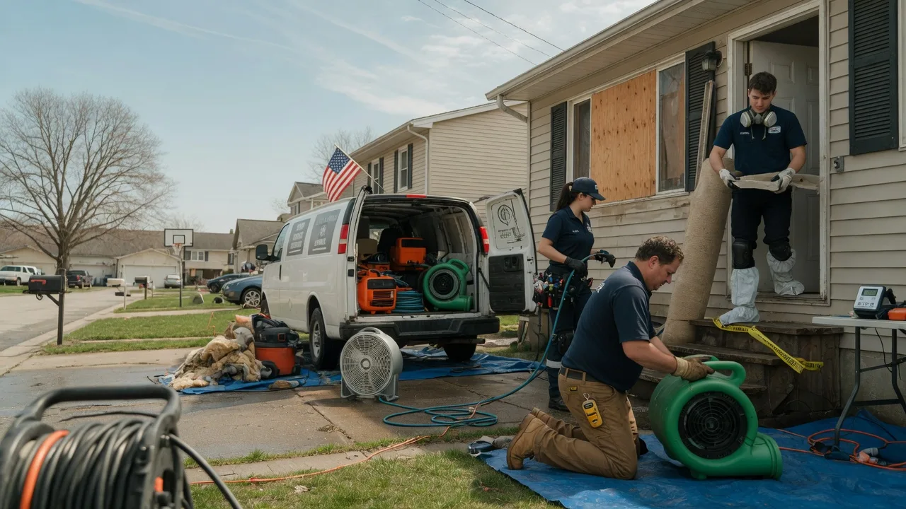 Water Damage Restoration in Sharpsville, IN near me